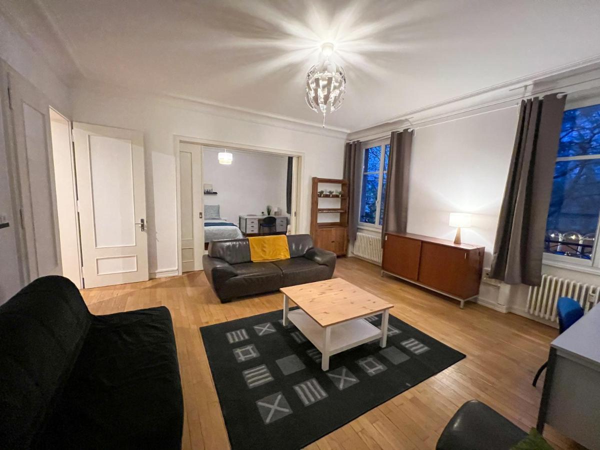 Chambres Privees -Private Room- Dans Un Spacieux Appartement - 100M2 Centre Proche Gare Mulhouse Buitenkant foto